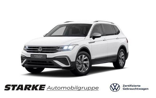 Weiß Gebraucht 2024 VW Tiguan Allspace Life SUV | 34.890 € (Fairer Preis) - Bild 1/4