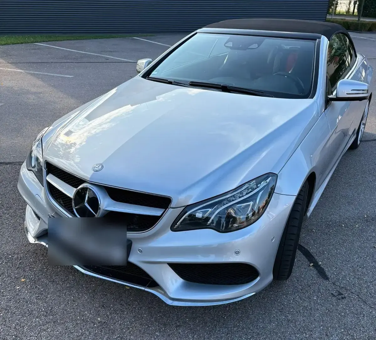 Gebraucht Mercedes E350 AMG line 252 PS (185 kW) 2015 Silber Cabrio