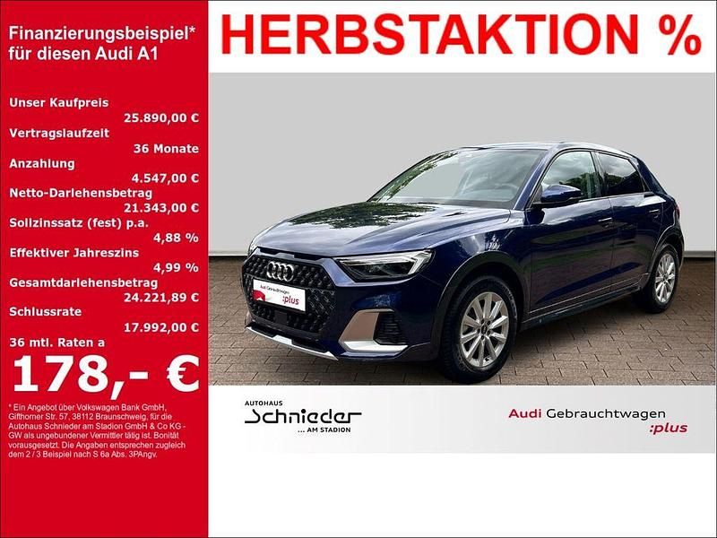 Navarrablau metallic Gebraucht 2024 Audi A1 Basis Kleinwagen | 25.890 € (Guter Preis) - Bild 1/3