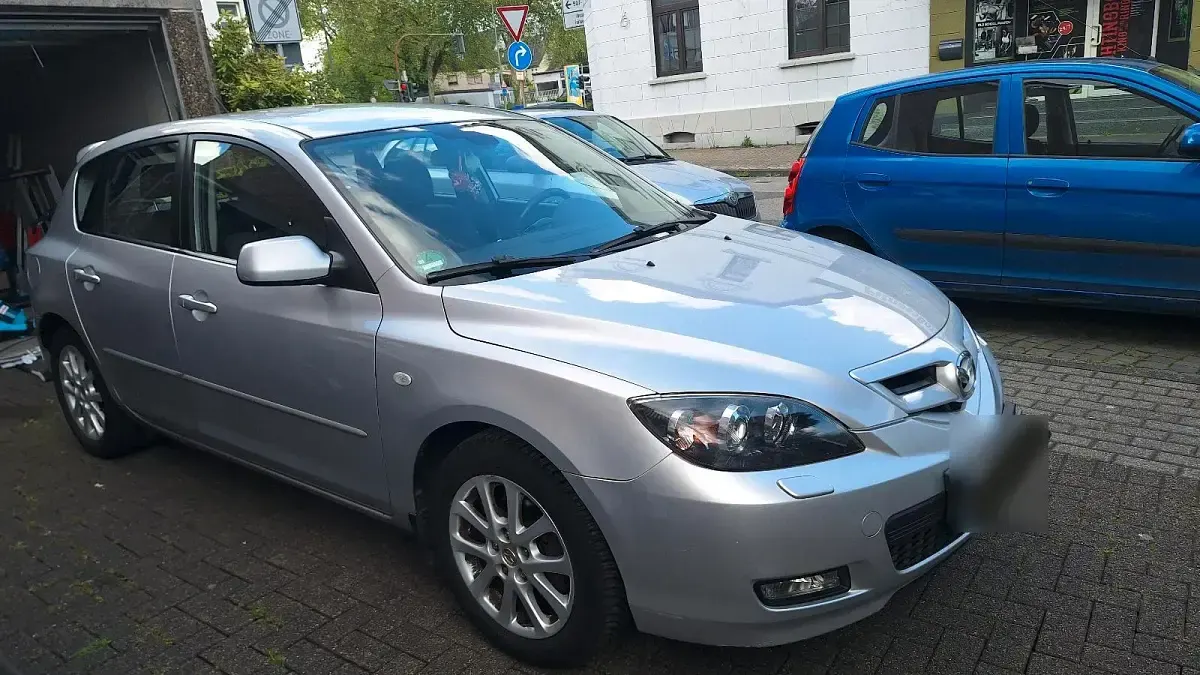 Gebraucht Mazda 3 105 PS (77 kW) 2008 Silber Limousine