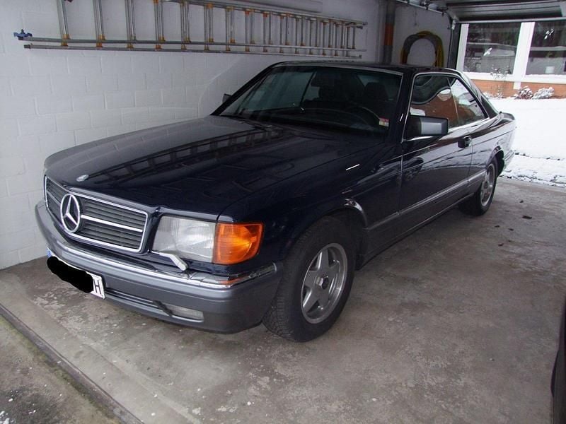 Gebraucht Mercedes 500 223 PS (164 kW) 1987 Blau Coupé
