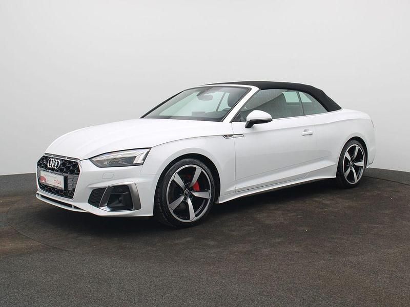 Gebraucht Audi A5 Cabriolet S-Line 204 PS (150 kW) 2023 Gletscherweiß metallic Cabrio