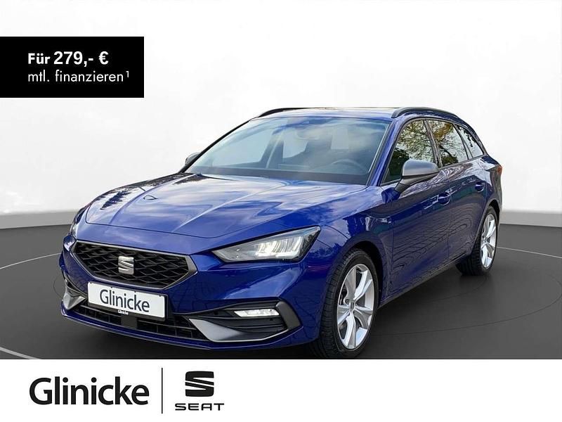 "mystery" blau Gebraucht 2021 Seat Leon Kombi | 21.960 € (Fairer Preis) - Bild 1/3