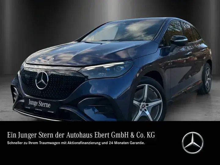 Lack sodalithblau Gebraucht 2024 Mercedes EQE350 Premium SUV | 77.770 € - Bild 1/4