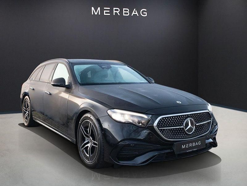 Gebraucht Mercedes E300 AMG 313 PS (230 kW) 2024 Metalliclack obsidianschwarz Kombi