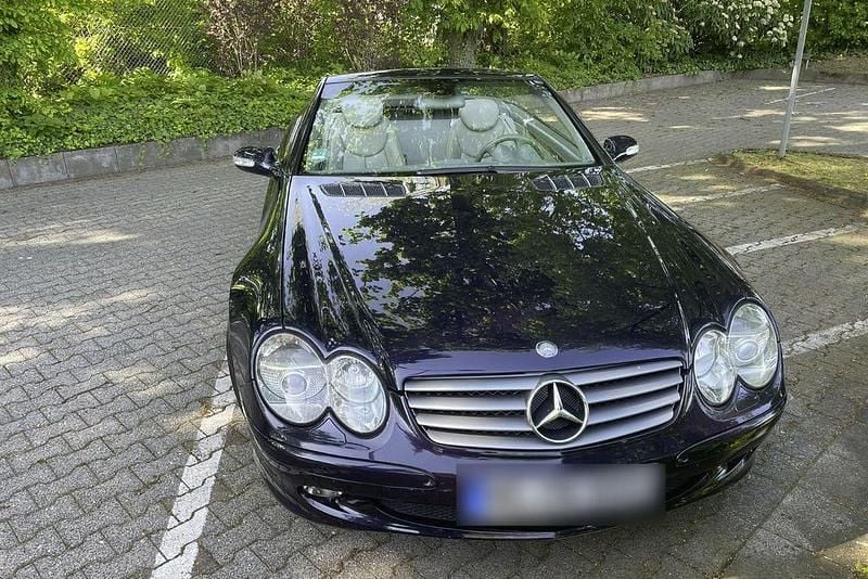 Gebraucht Mercedes SL500 306 PS (225 kW) 2002 Blau Cabrio