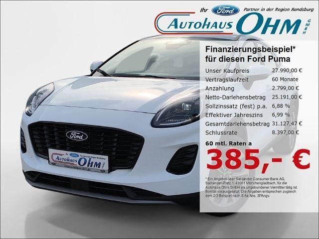 Frostweiß Neu 2025 Ford Puma Gen-E Titanium SUV | 27.990 € (Fairer Preis) - Bild 1/3