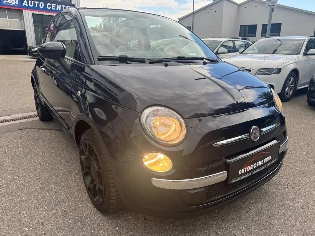 Gebraucht Fiat 500 Lounge 86 PS (63 kW) 2011 Blau Cabrio