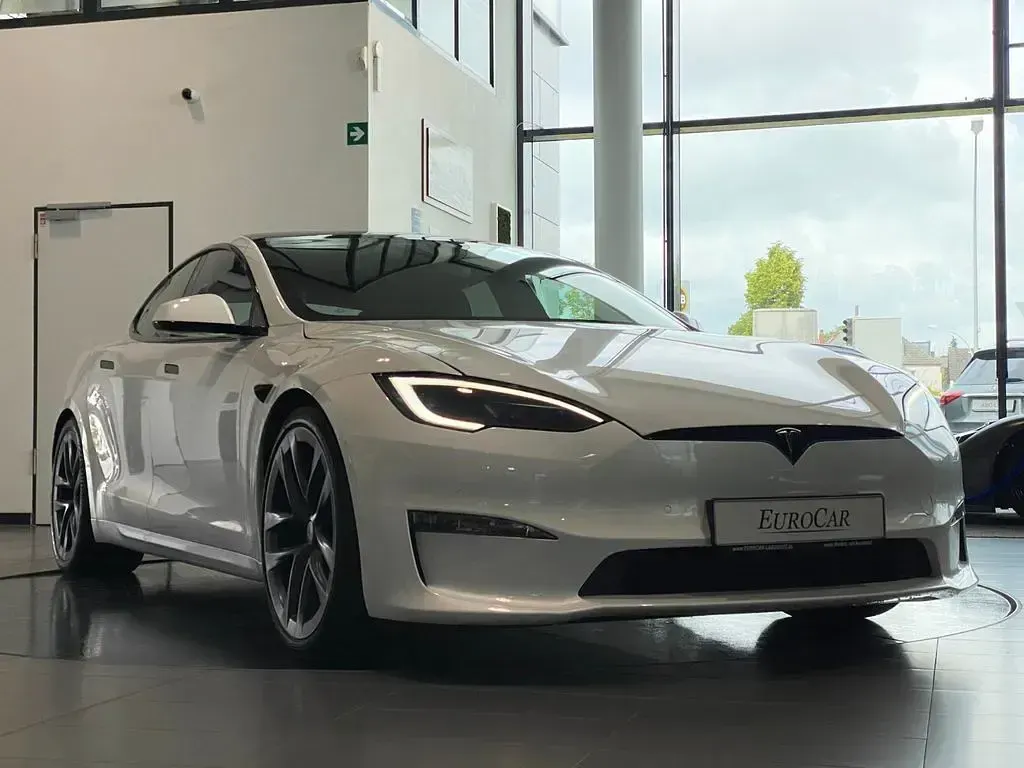 Occasion Tesla Model S Plaid 759 kW (1033 ch) 2022 Blanc Citadine