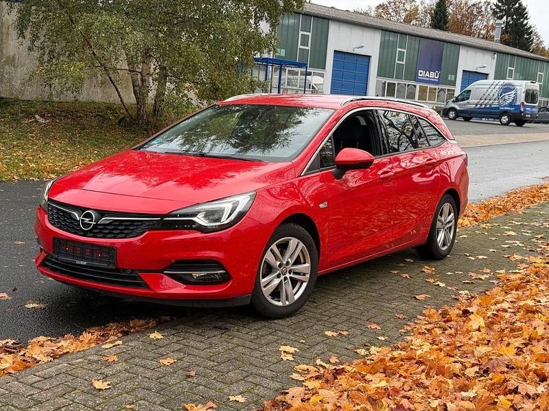 Rot Gebraucht 2020 Opel Astra Elegance Kombi | 13.991 € (Fairer Preis) - Bild 1/4