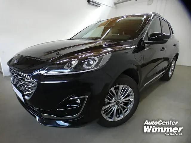 Obsidianschwarz (schwarz) Gebraucht 2021 Ford Kuga Vignale SUV | 22.990 € (Fairer Preis) - Bild 1/4