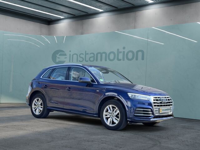 Blau Gebraucht 2021 Audi Q5 S-Line SUV | 31.600 € - Bild 1/2