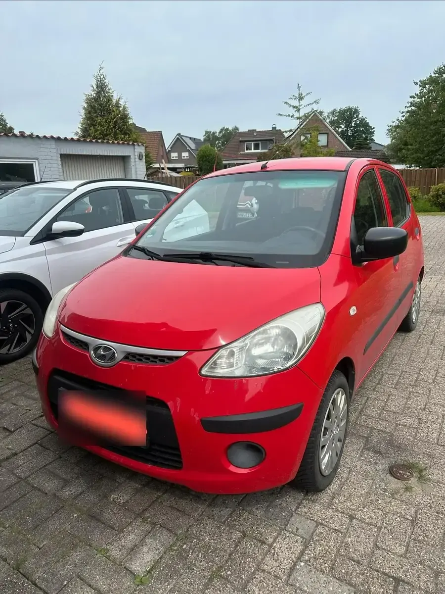 Gebraucht Hyundai i10 67 PS (49 kW) 2009 Rot Kleinwagen