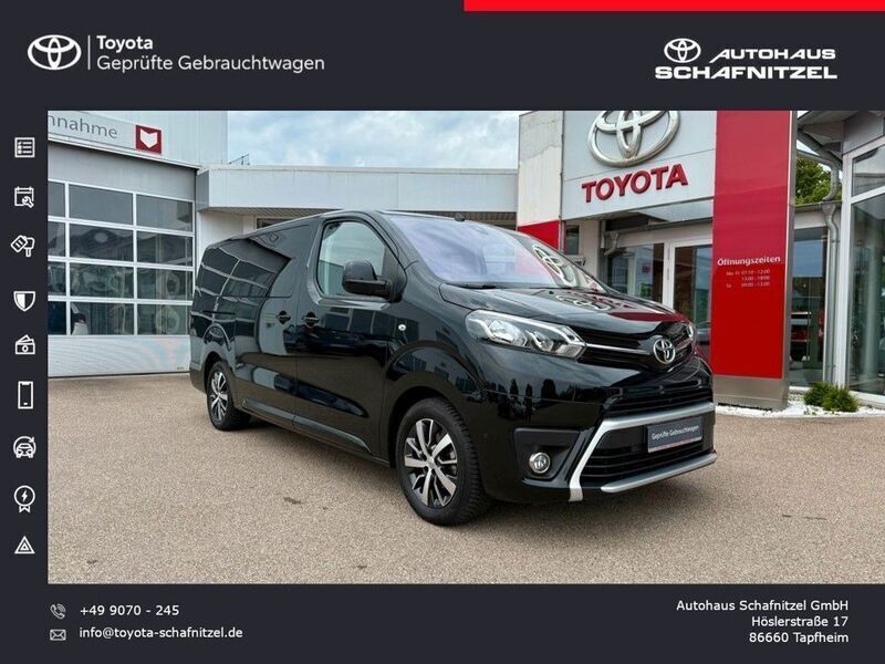 Graphitschwarz metallic Gebraucht 2023 Toyota Proace Verso Comfort Kombi | 35.890 € (Fairer Preis) - Bild 1/4