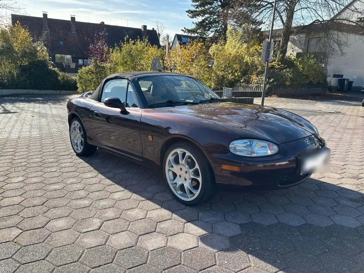 Usata Mazda MX5 110 CV (80 kW) 2000 Rosso Cabrio