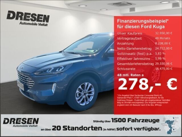 Blau Gebraucht 2024 Ford Kuga Titanium X SUV | 32.950 € (Superpreis) - Bild 1/4