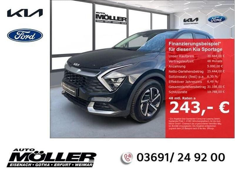 Zilinaschwarz metallic Gebraucht 2024 Kia Sportage Comfort SUV | 30.444 € (Superpreis) - Bild 1/4