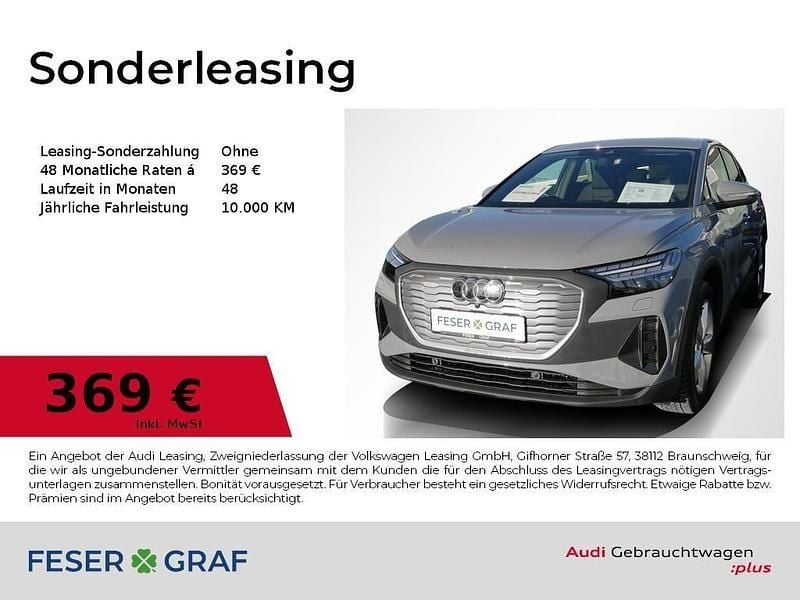 Gebraucht Audi Q4 Sportback e-tron Ambiente 150 kW (204 PS) 2025 Kieselgrau SUV