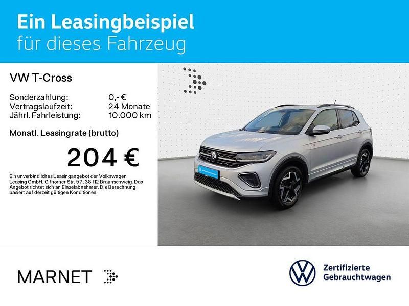 Gebraucht VW T-Cross R-line 150 PS (110 kW) 2025 Reflexsilber metallic SUV
