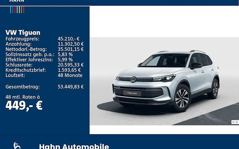 Neu VW Tiguan 150 PS (110 kW) 2026 Schwarz SUV