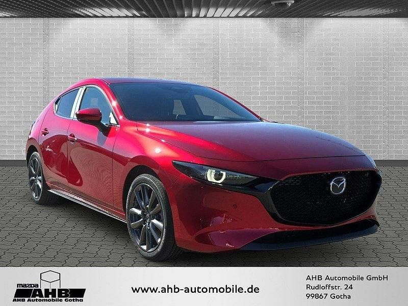 Neu Mazda 3 Exclusive-Line 140 PS (102 kW) 2025 Soul red crystal
