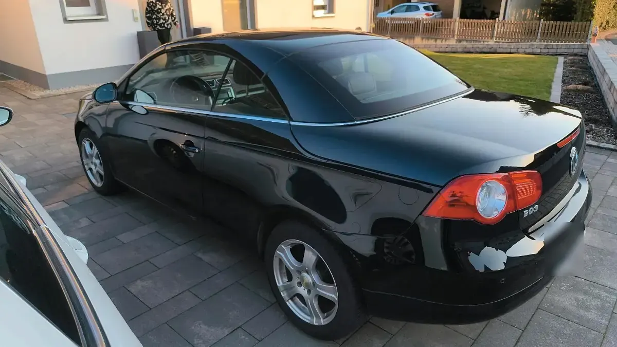 Brugt VW Eos 116 HK (85 kW) 2006 Sort Cabriolet