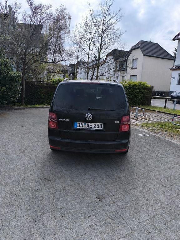 Gebraucht VW Touran Conceptline 90 PS (66 kW) 2009 Schwarz Van / Kleinbus