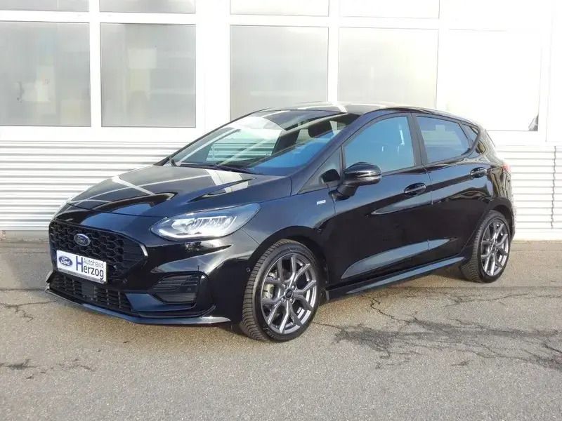 Agate black metallic Gebraucht 2023 Ford Fiesta ST-Line Kleinwagen | 18.990 € (Fairer Preis) - Bild 1/4