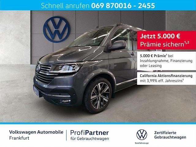 Indiumgrau metallic Gebraucht 2024 VW T6.1 California Van | 73.850 € - Bild 1/4