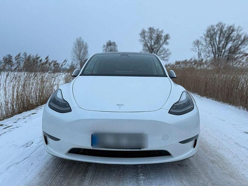 Gebraucht Tesla Model Y Long Range AWD 378 kW (514 PS) 2023 Weiß SUV