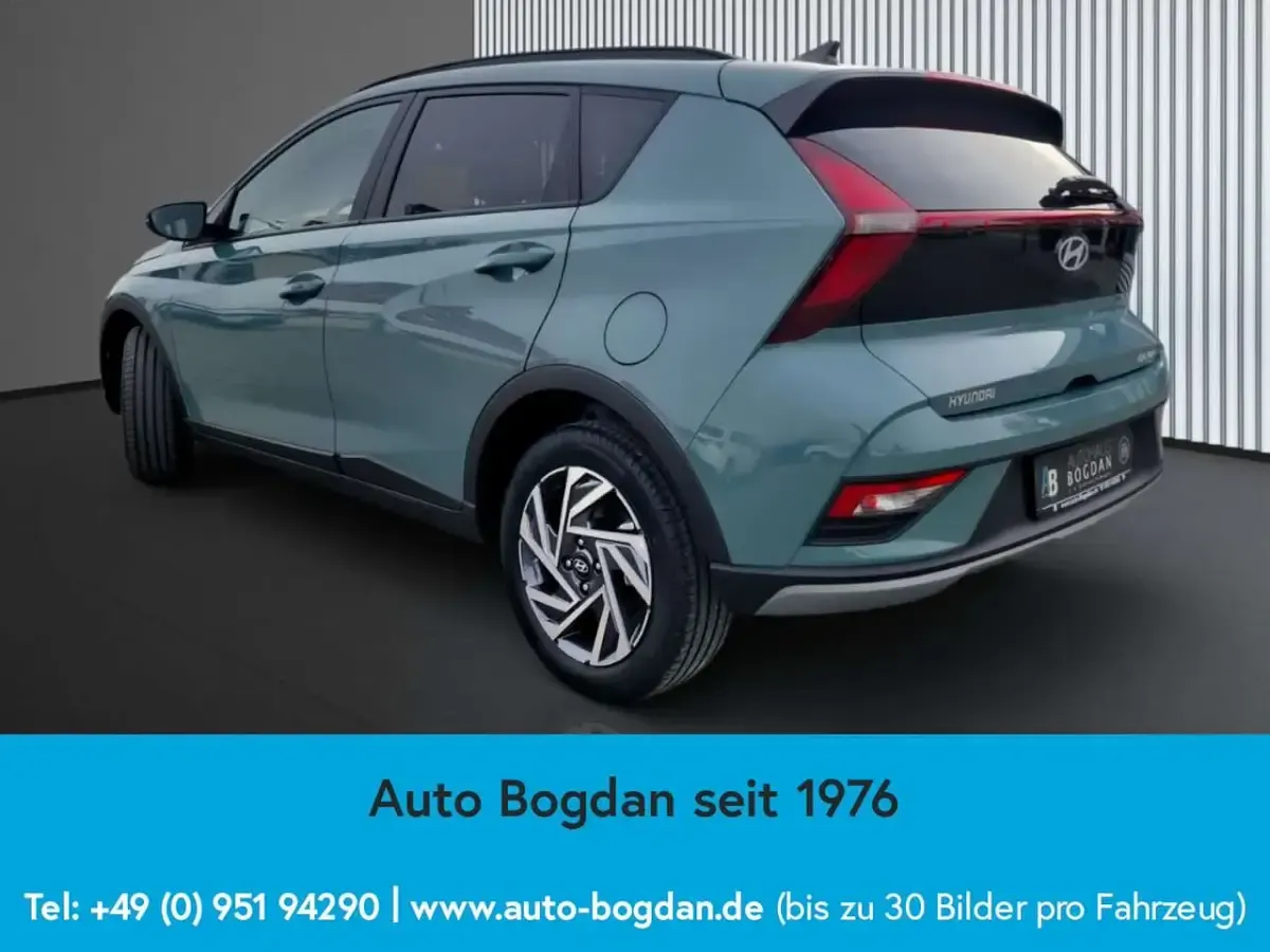 Ny Hyundai Bayon 101 HK (74 kW) 2025 Grøn SUV
