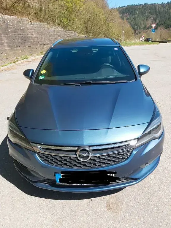 Gebraucht Opel Astra Dynamic 135 PS (99 kW) 2017 Blau Kombi