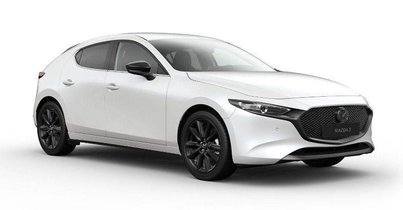 Snowflake white pearl Neu 2025 Mazda 3 Homura-Line Limousine | 24.750 € (Superpreis) - Bild 1/4