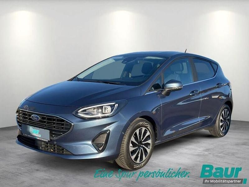 Chromablau metallic Gebraucht 2023 Ford Fiesta Titanium X Kleinwagen | 21.840 € (Fairer Preis) - Bild 1/4