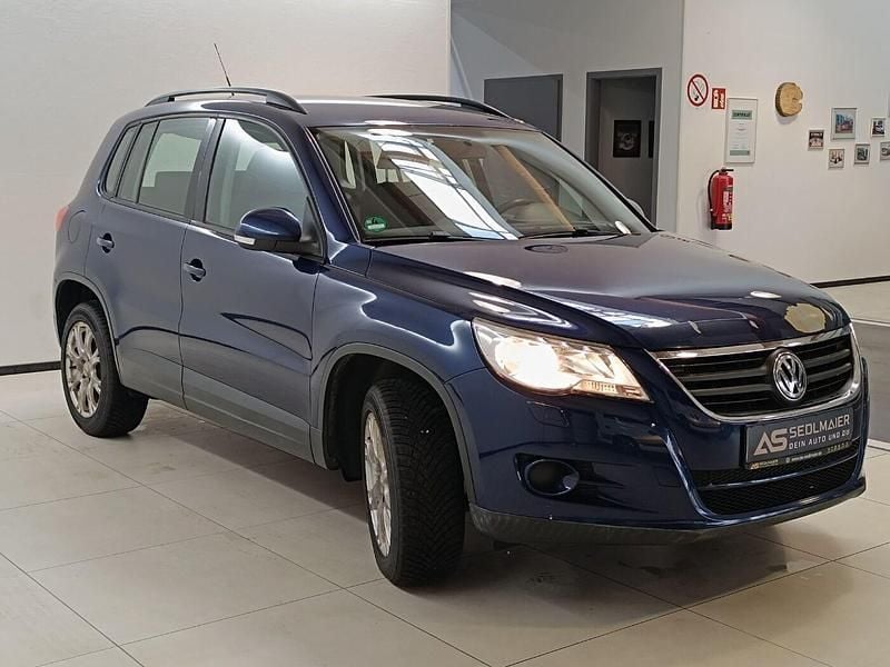 Shadow blue metallic Gebraucht 2008 VW Tiguan Trendline SUV | 4.900 € (Fairer Preis) - Bild 1/4