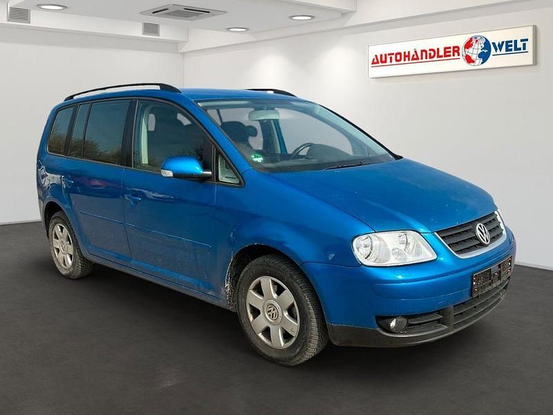 Gebraucht VW Touran 116 PS (85 kW) 2003 Blau Van / Kleinbus