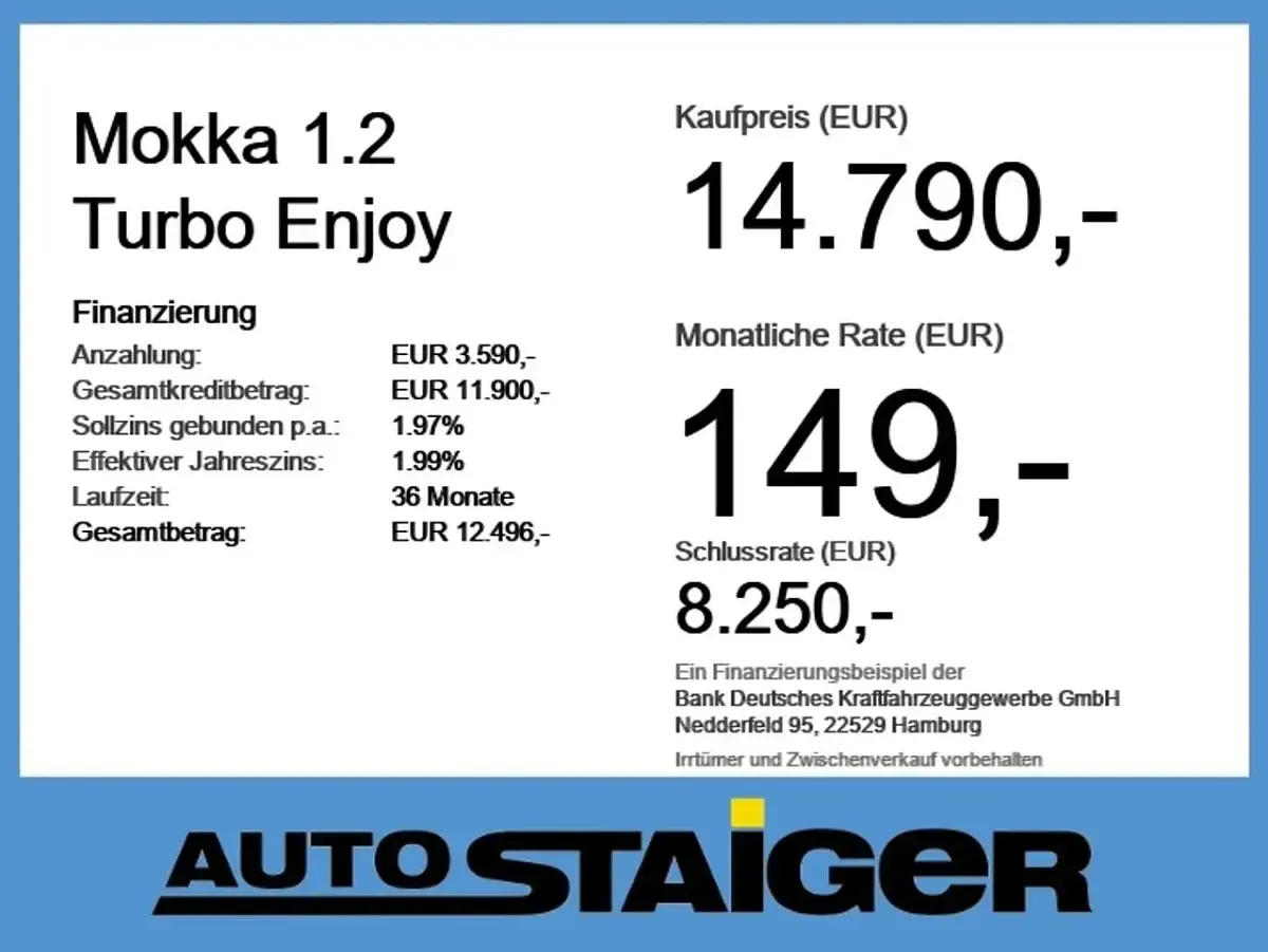Gebraucht Opel Mokka Enjoy 101 PS (74 kW) 2023 Schneeweiß SUV
