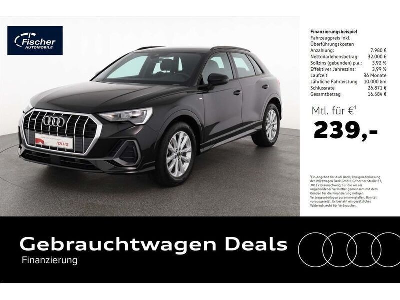 Schwarz Gebraucht 2024 Audi Q3 S-Line SUV | 39.980 € (Guter Preis) - Bild 1/4