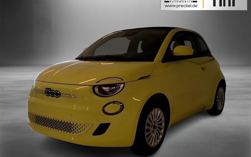 Gelb Neu 2025 Fiat 500e Red Cabrio | 36.490 € (Fairer Preis) - Bild 1/4