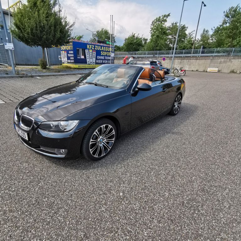 Schwarz Gebraucht 2007 BMW 335 Cabriolet Performance Cabrio | 19.999 € (Fairer Preis) - Bild 1/4