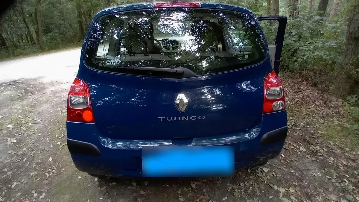 Gebraucht Renault Twingo Authentique 58 PS (42 kW) 2008 Blau Kleinwagen