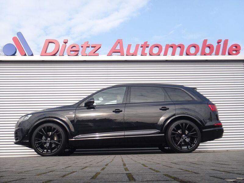Schwarz (metallic) Gebraucht 2017 Audi SQ7 S-Line SUV | 41.950 € (Superpreis) - Bild 1/4