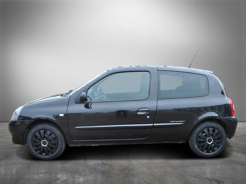 Gebraucht Renault Clio II 58 PS (42 kW) 2008 Schwarz Kleinwagen