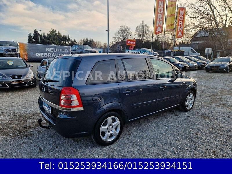 Gebraucht Opel Zafira Edition 140 PS (102 kW) 2008 Blau Van / Kleinbus