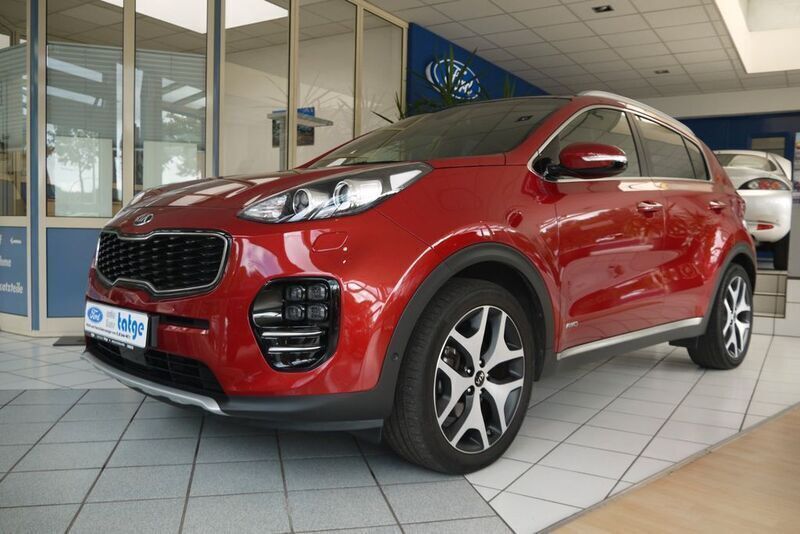 Rot Gebraucht 2016 Kia Sportage GT-Line SUV | 18.765 € (Fairer Preis) - Bild 1/4