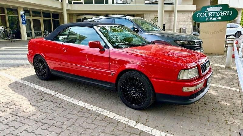 Rot Gebraucht 1996 Audi Cabriolet Sport Cabrio | 18.500 € - Bild 1/4
