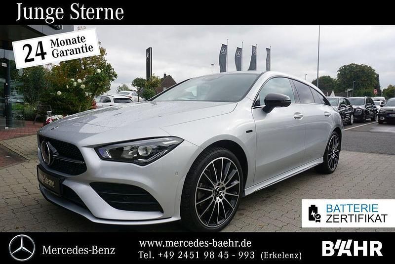 Iridiumsilber Gebraucht 2020 Mercedes CLA250e Shooting Brake AMG Kombi | 28.830 € (Fairer Preis) - Bild 1/4