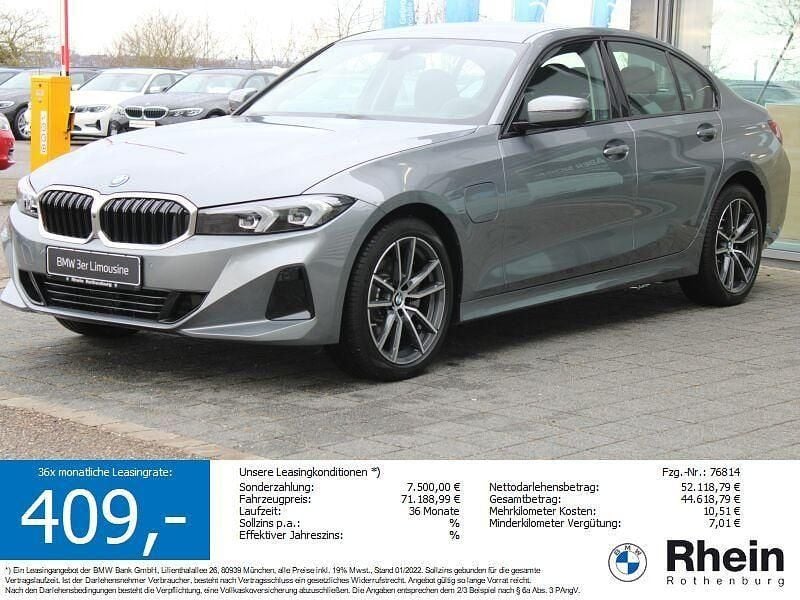 Skyscraper grau metallic Gebraucht 2024 BMW 330e Limousine | 48.299 € (Guter Preis) - Bild 1/4