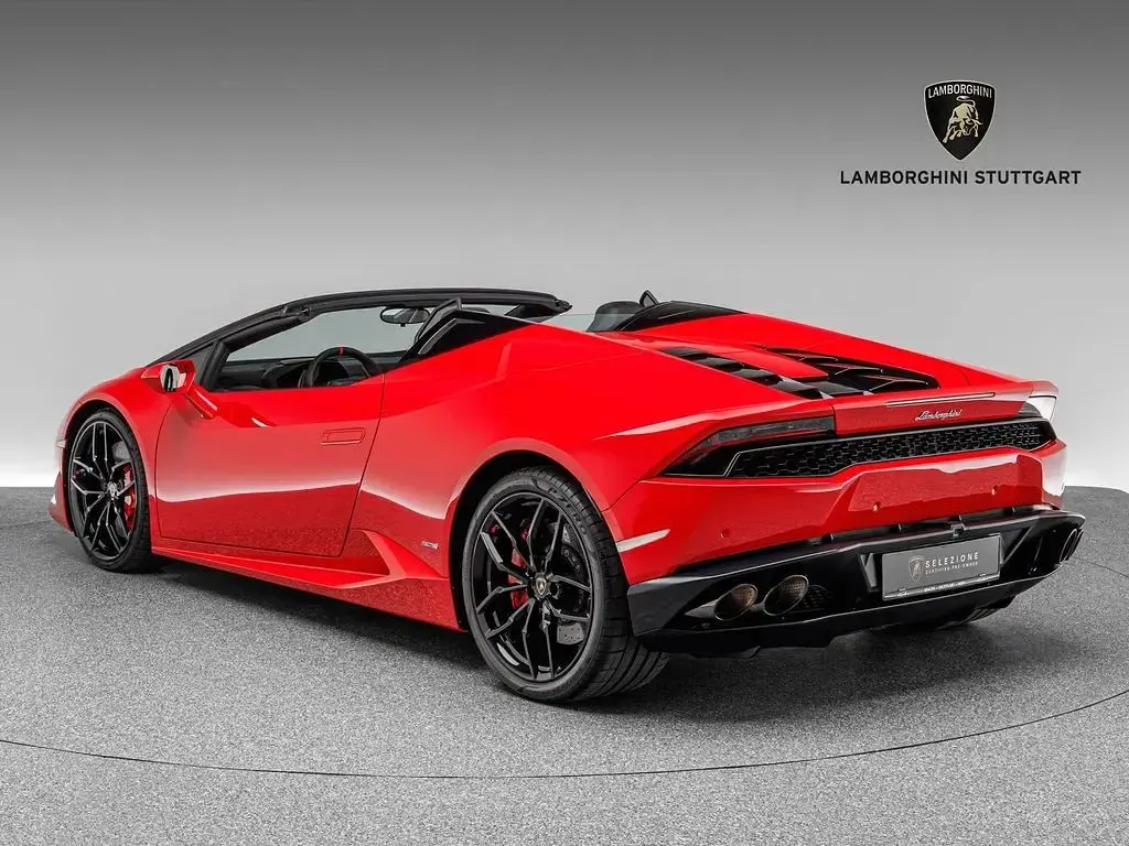 Second-hand Lamborghini Huracán 610 CP (448 kW) 2017 Roșu Cabrio