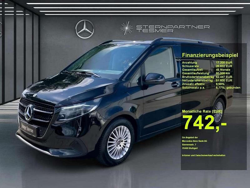 Schwarz Gebraucht 2024 Mercedes V300 Style Van / Kleinbus | 68.790 € (Etwas zu teuer) - Bild 1/3
